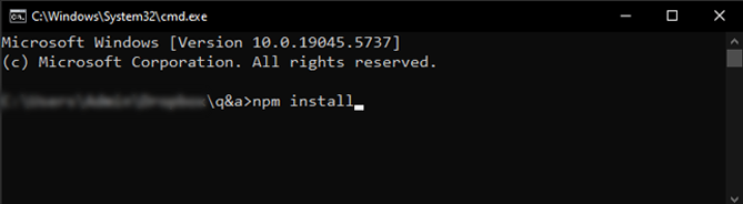 Gulp installation Step2